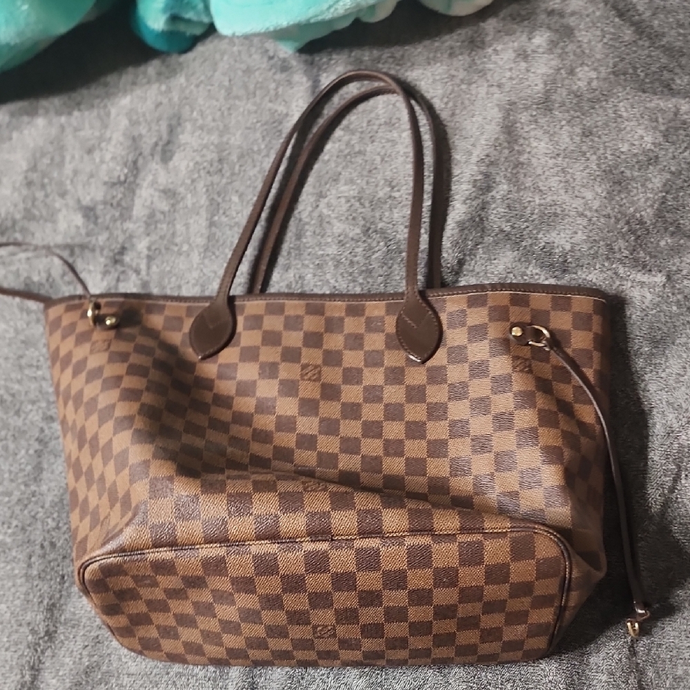Louis Vuitton Brown Tote Bag with Iconic Style